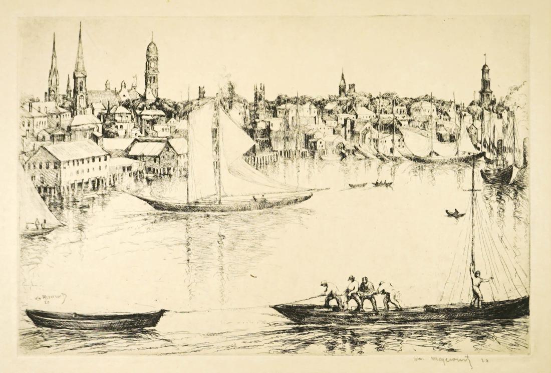 William Meyerowitz (1887-1981) Etching Dated 1920 (1 of 4)