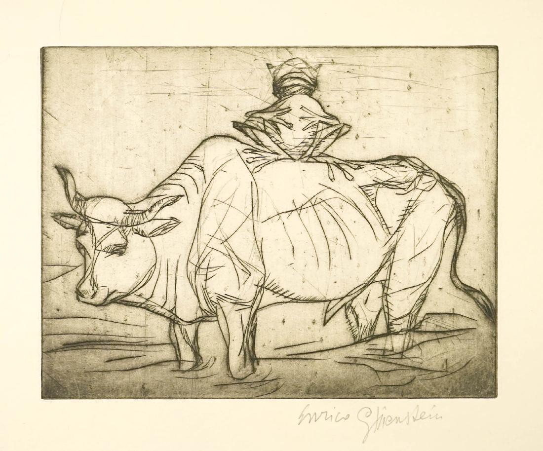 Henryk Enrico Glicenstein Etching (1 of 4)