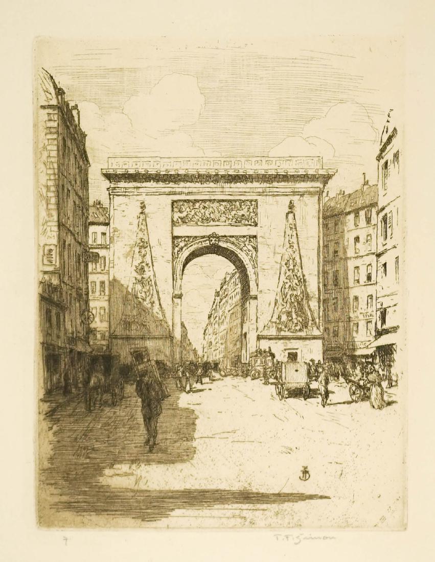 Tavik Frantisek (TF) Simon (1877-1942) Etching (1 of 4)