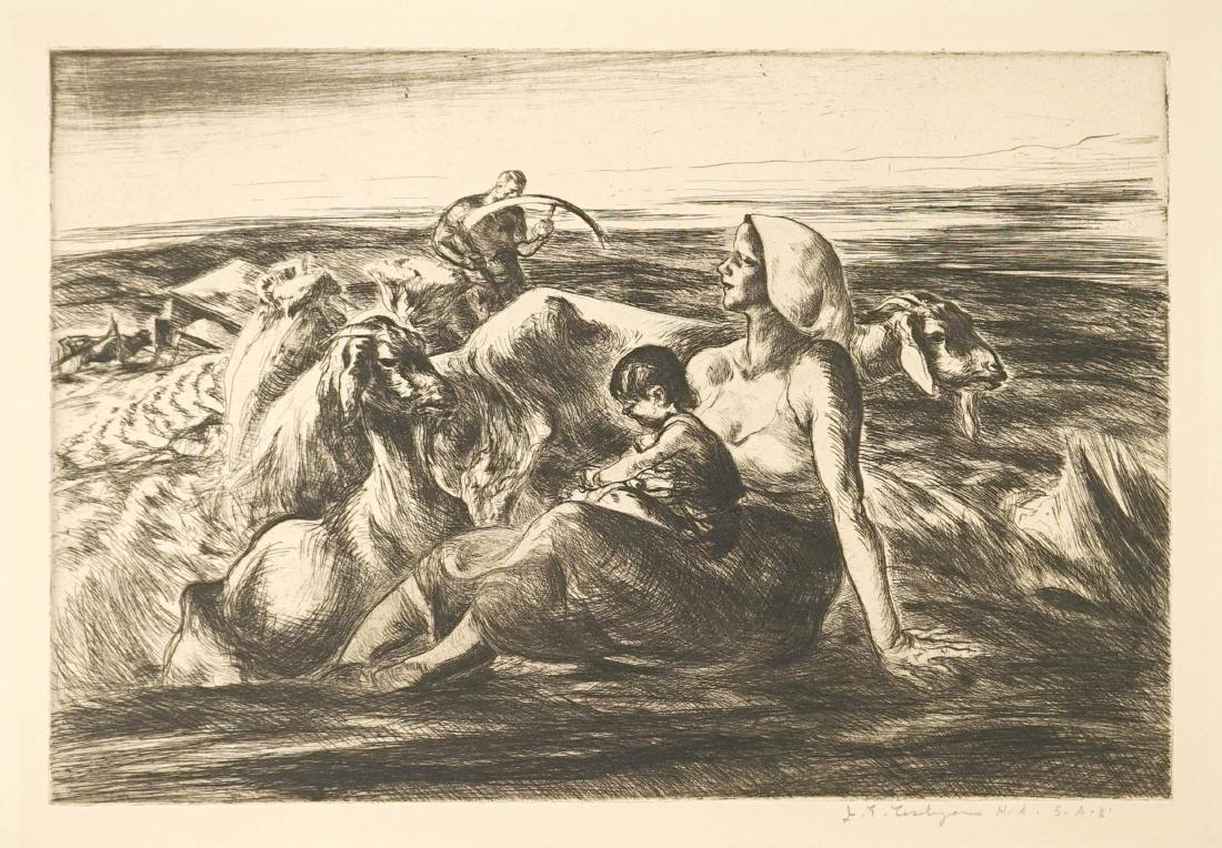 John Costigan (American 1888-1972) Etching (1 of 4)