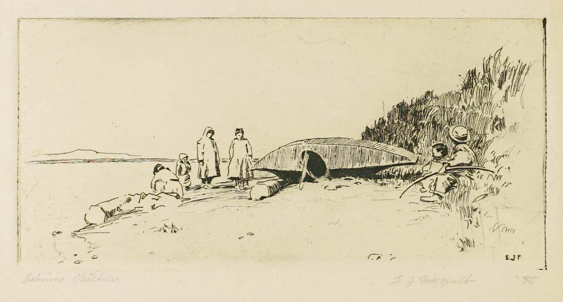 Edmond James Fitzgerald (1912-1989) Etching (1 of 4)