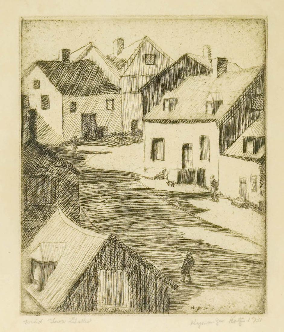 Hyman Katz Etching (1 of 4)