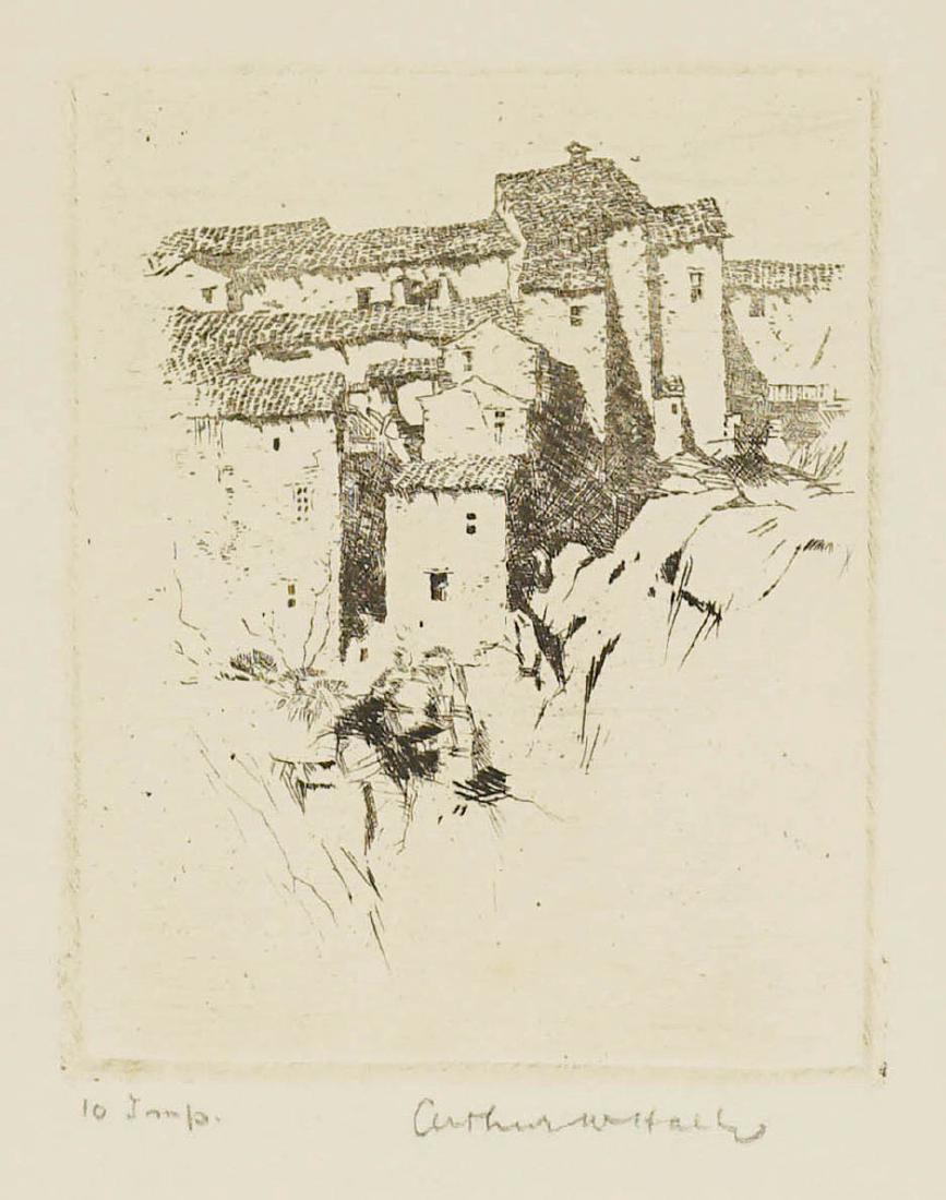 Arthur W. Hall Etching (1 of 2)