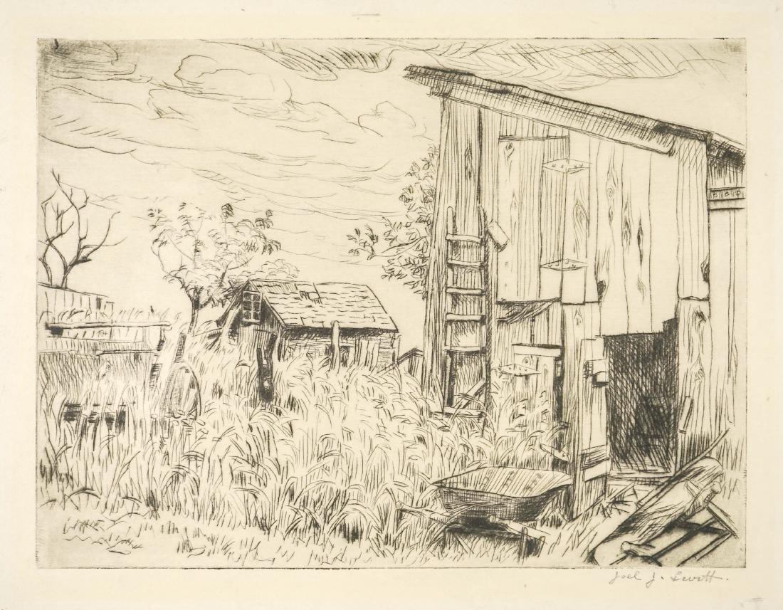 Joel J. Levitt (New York 1875-1937) Etching (1 of 4)