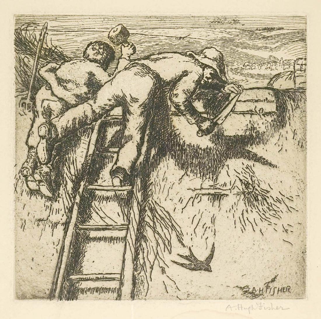 Alfred Hugh Fisher (1867-1945) Etching (1 of 4)