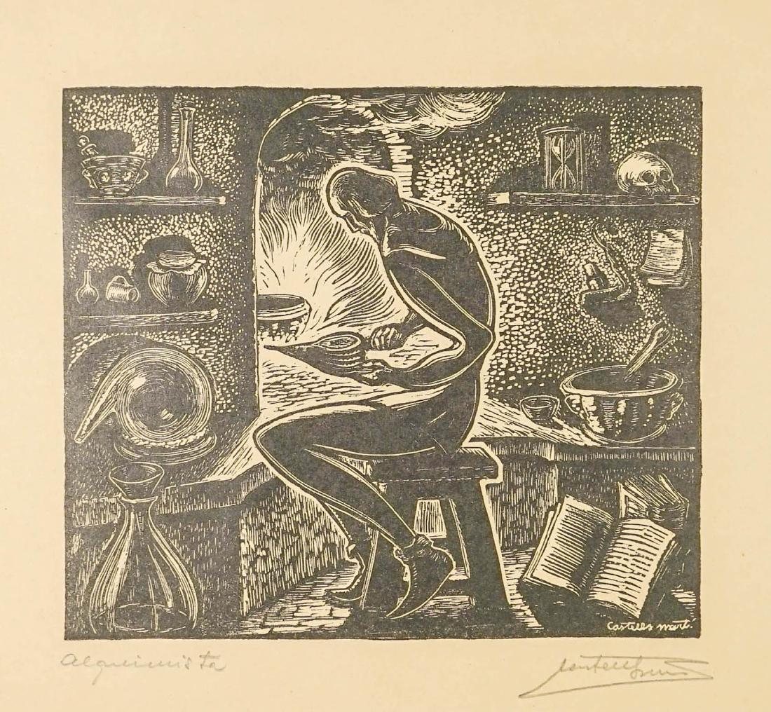 Juan Castells Marti (Spain 1915-1995) Woodcut (1 of 4)