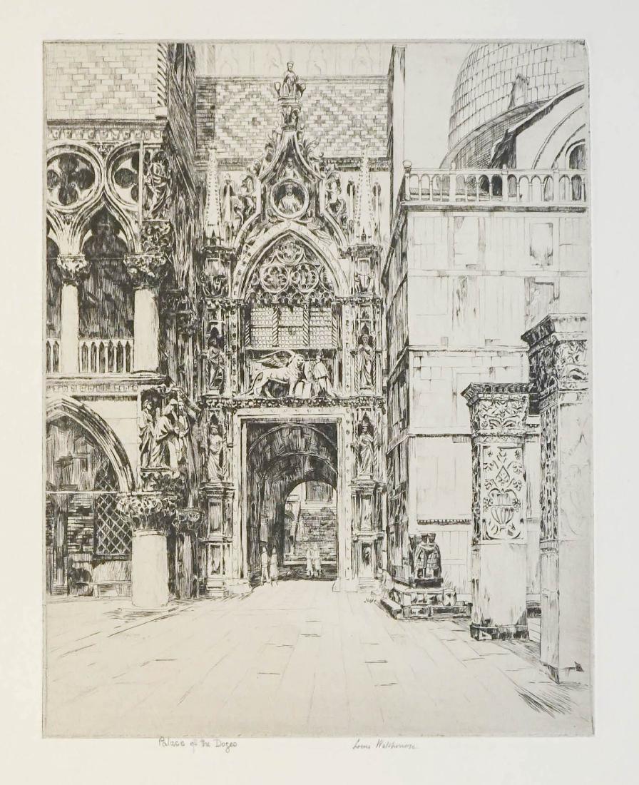 Louis Wolchonok (New York 1898-1973) Etching (1 of 4)