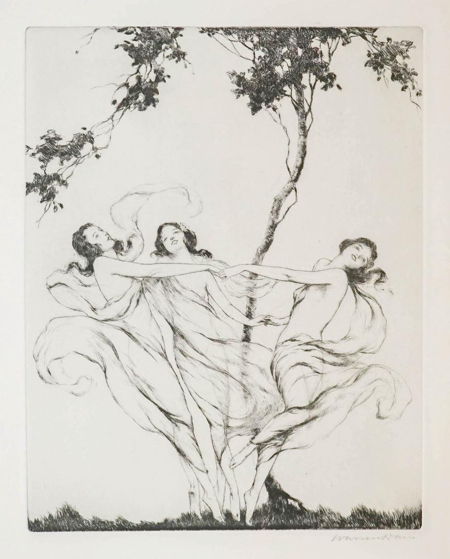 Warren Davis Etching (1 of 4)