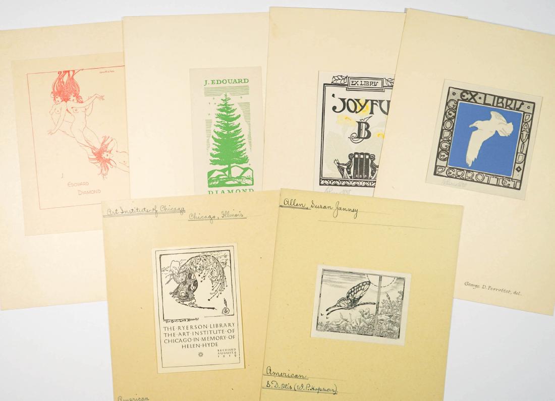 Six Arts & Crafts Bookplate Prints (1 of 4)