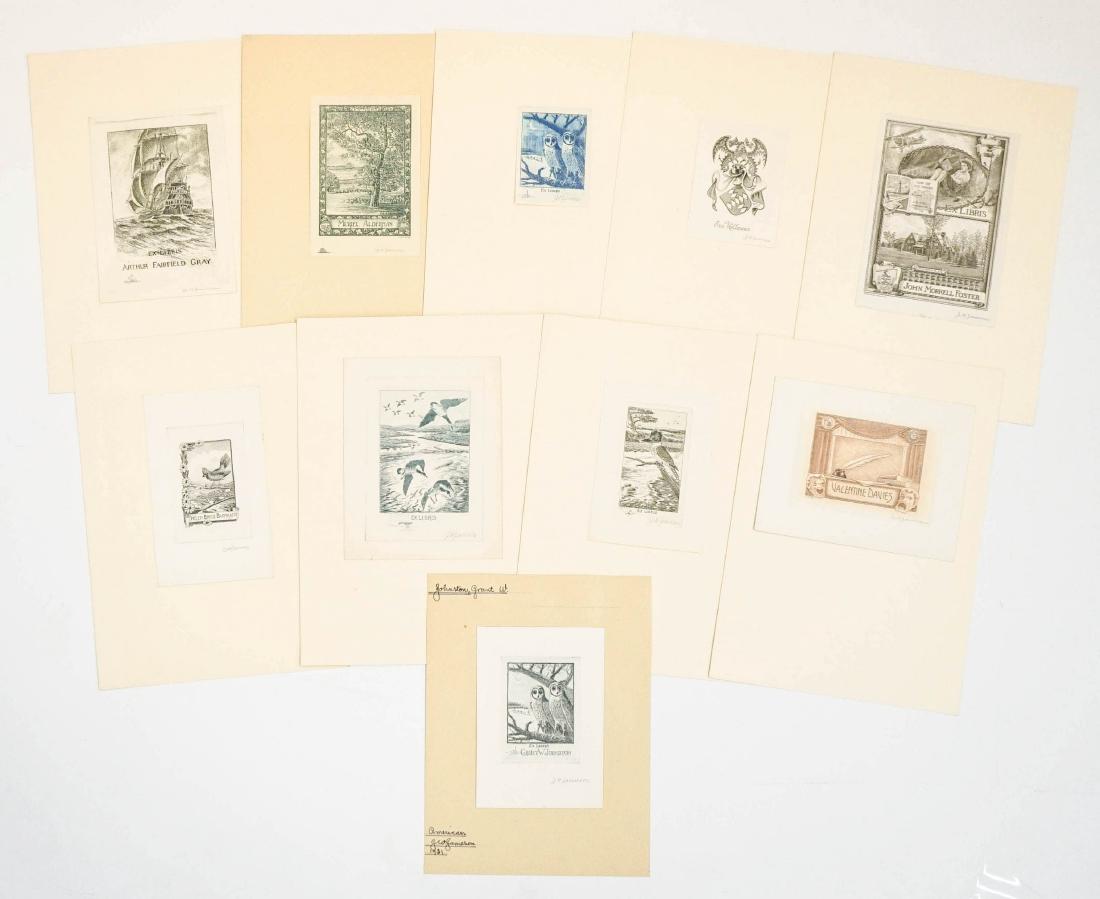 John William Jameson Bookplate Etchings (1 of 6)