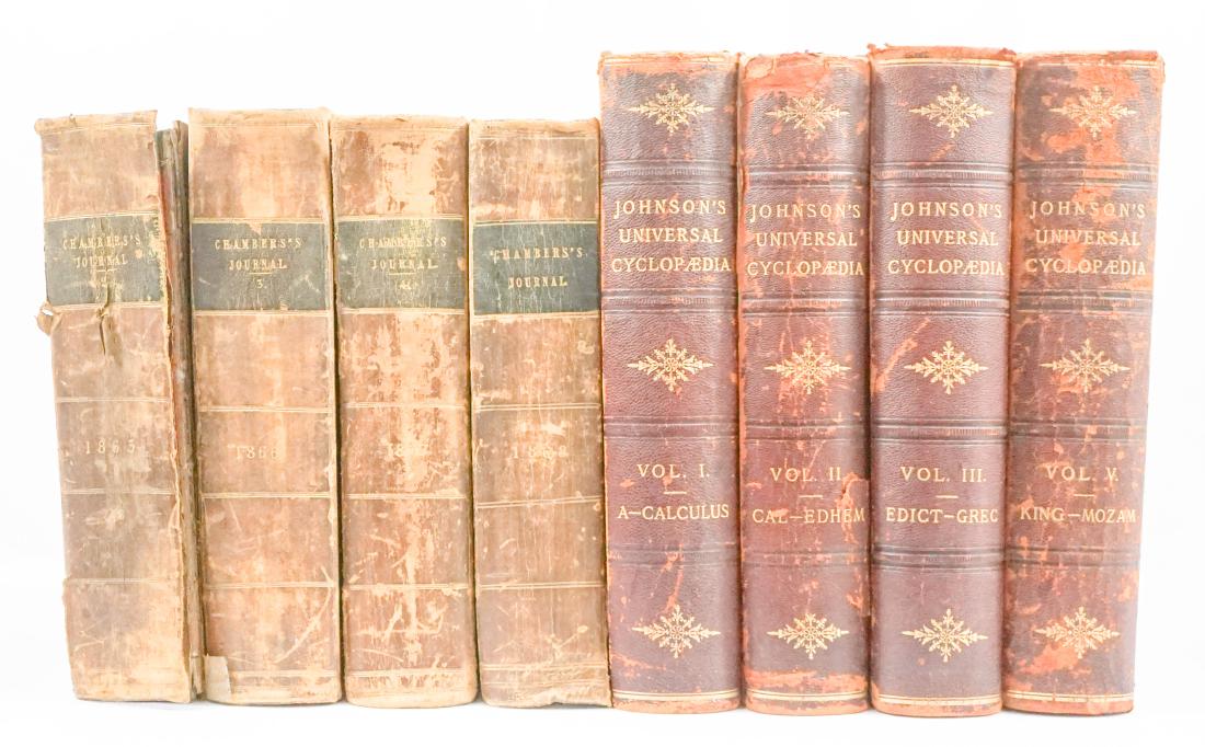 Antique Leather Bound Encyclopedia's (1 of 1)