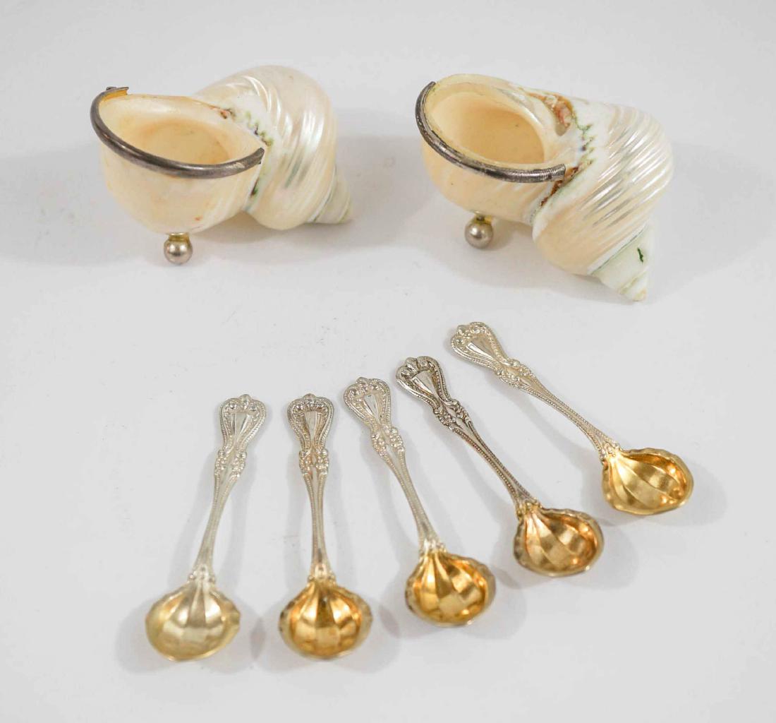 Five Towle Old Colonial Salt Spoons and More (1 of 1)