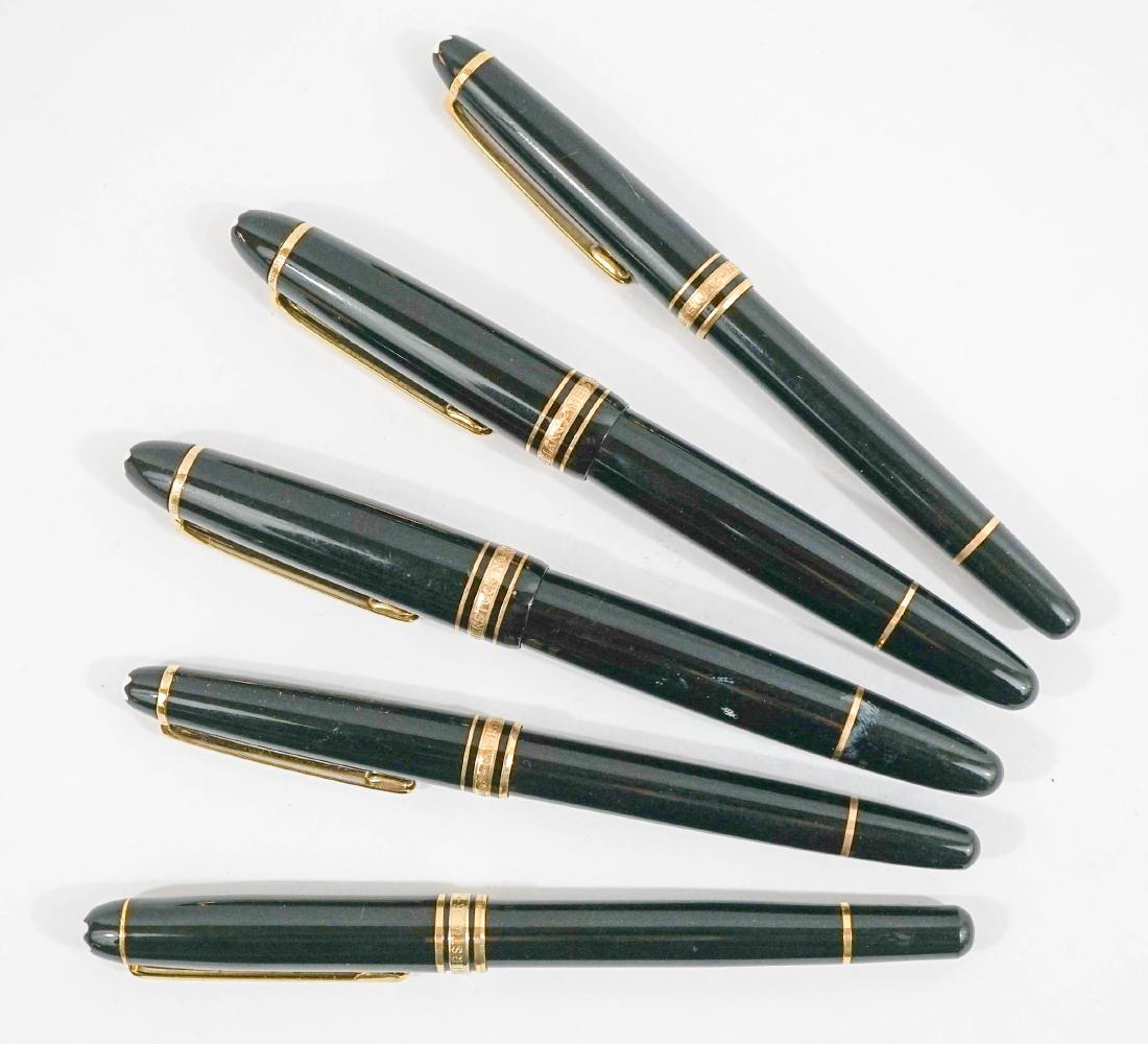 Five Mont Blanc Pens and Highlighters (1 of 1)