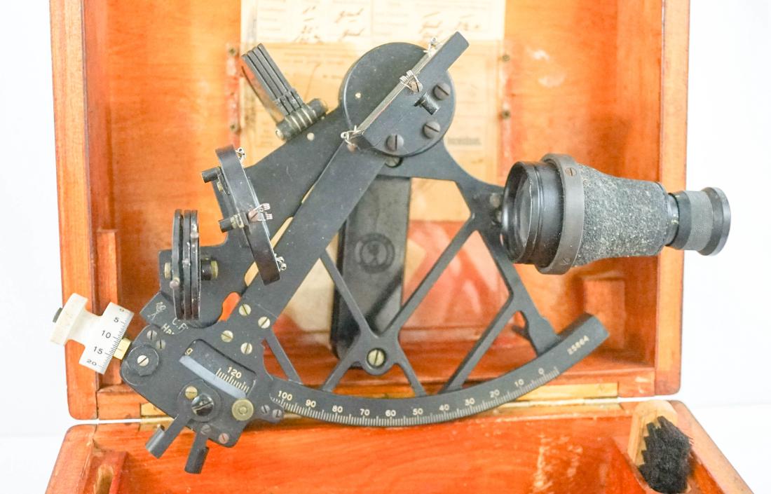 C. Plath German Sextant in Box (1 of 4)