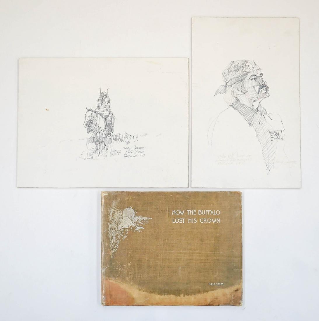 Charles Russell Book, Gary Carter Original Art (1 of 6)