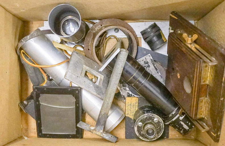 Group Of Old Camera Parts