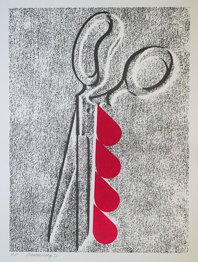 Omar Rayo (Columbian 1928-2010) A.P. Lithograph (1 of 4)