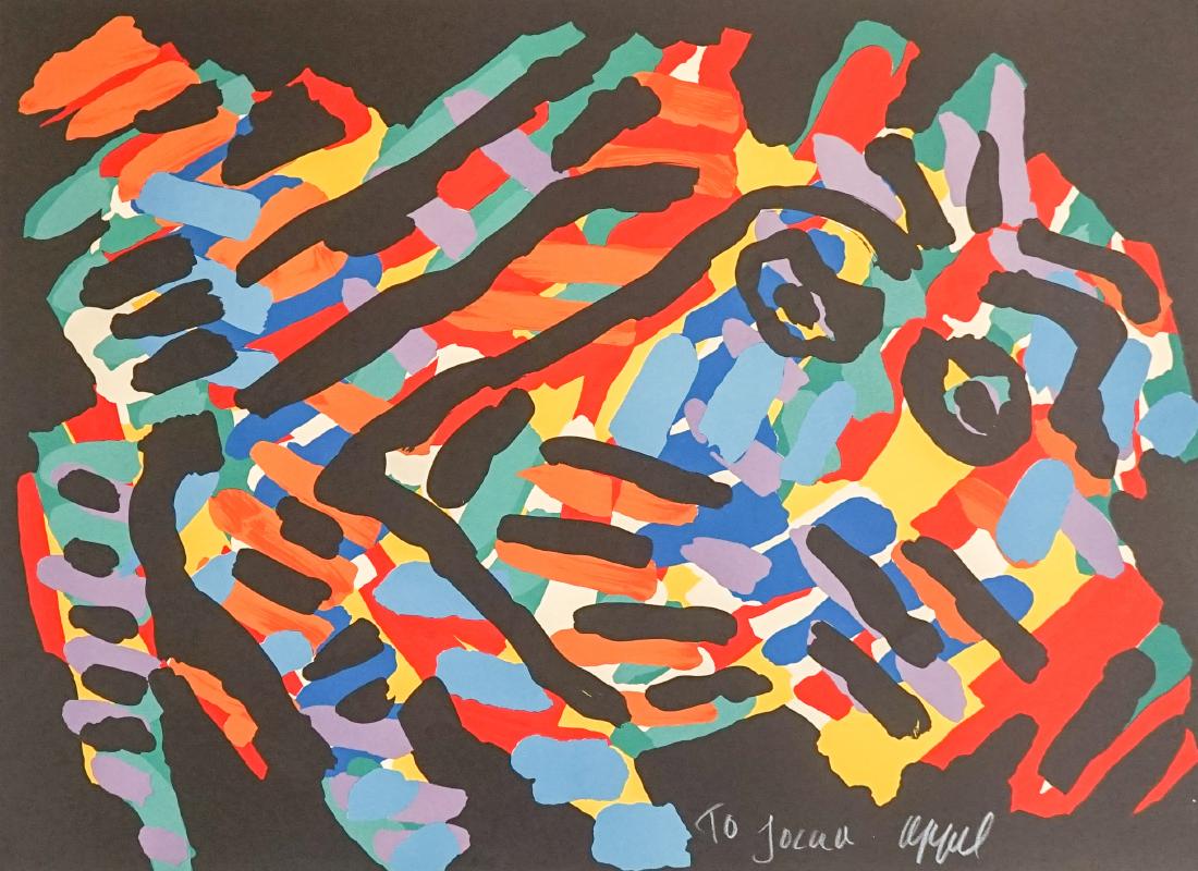 Karel Appel Lithograph Fr. E/O Printer Jorge Dumas (1 of 4)