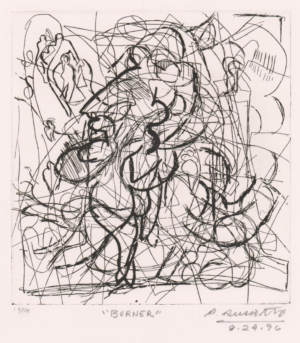 Paul Russotto (American born 1944) Etching (1 of 4)