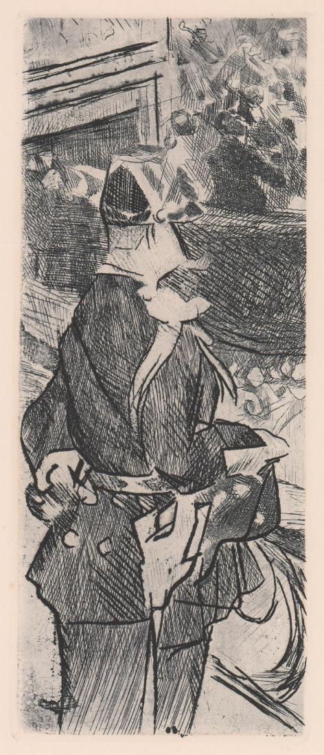 Jacques Villon Etching [Fete Champetre] (1 of 3)