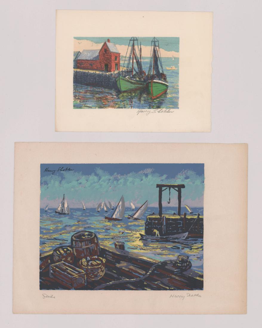 Harry Shokler Serigraphs, Two (1 of 2)