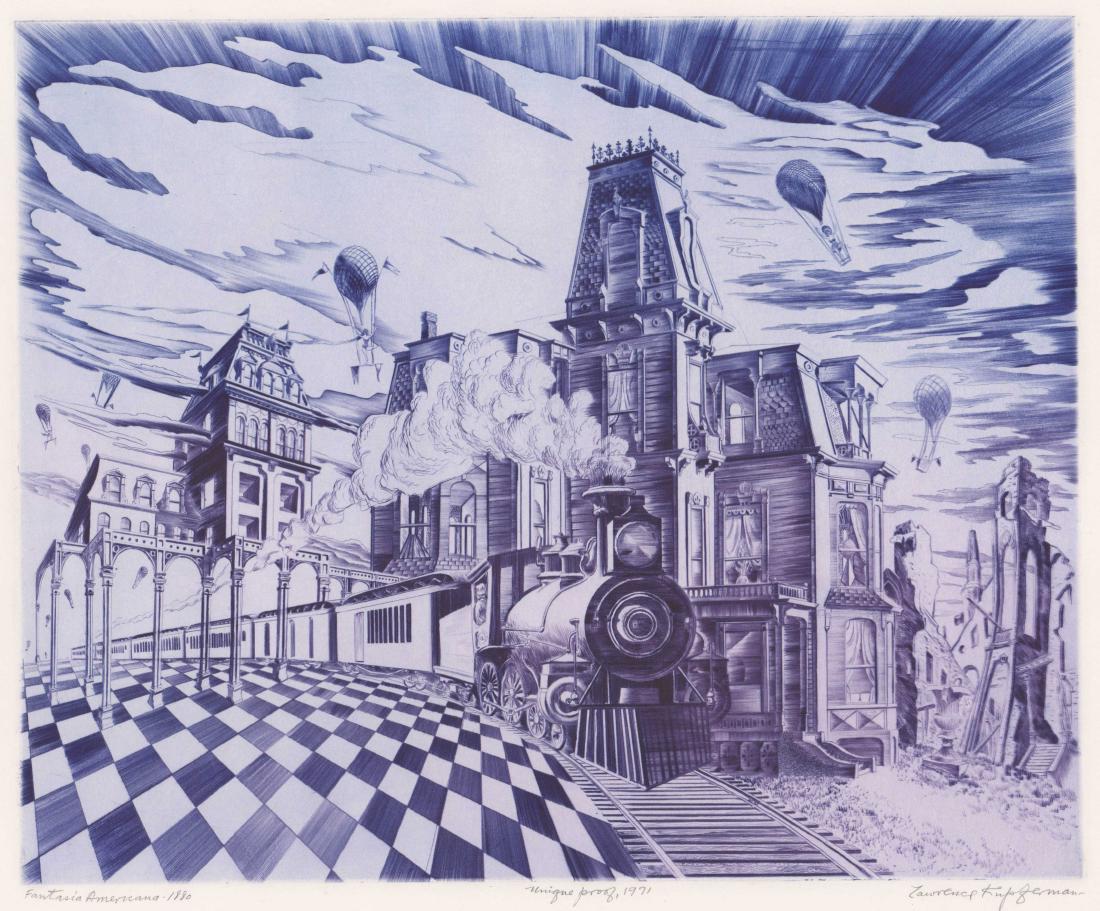 Lawrence Kupferman Etching (1 of 5)