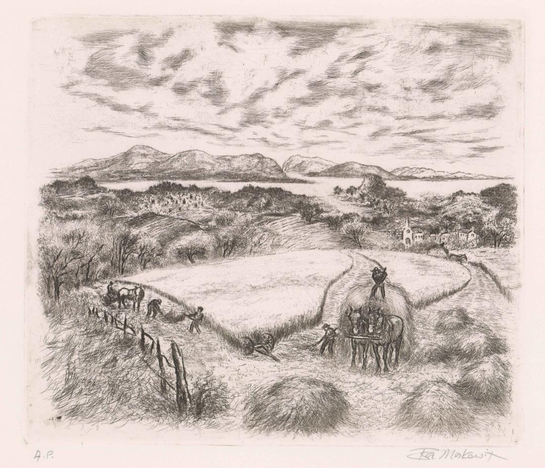 Ira Moskowitz Artist Proof Etching (1 of 5)