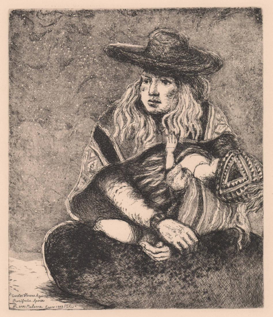 Carlos Llerena-Aguirre Large Etching (1 of 4)