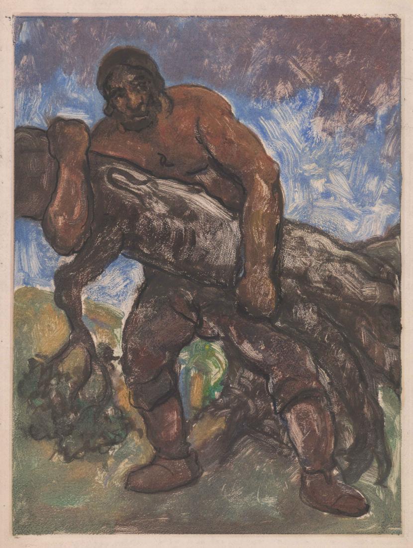 Eugene Higgins Monotype (1 of 3)