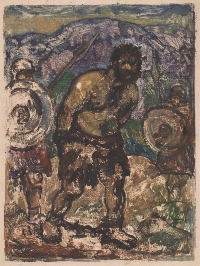 Eugene Higgins Monotype (1 of 3)