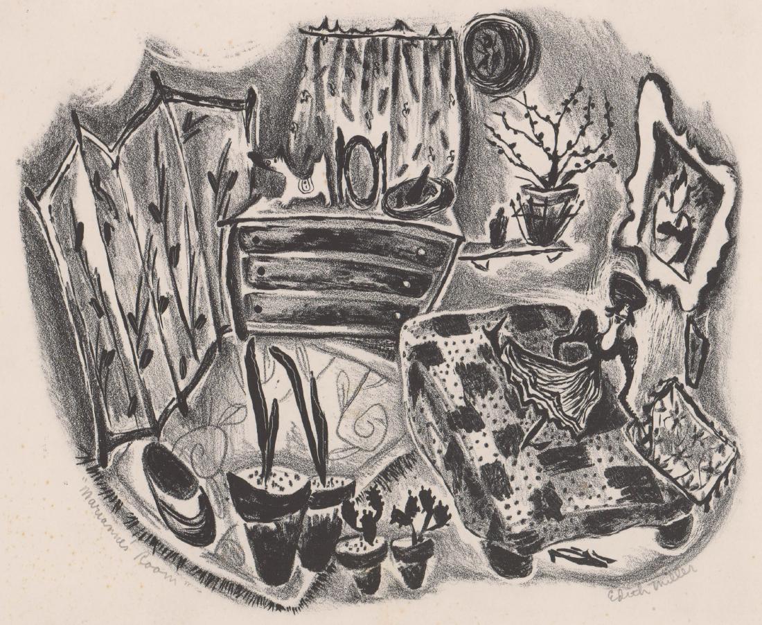 Edith Miller Lithograph (1 of 5)