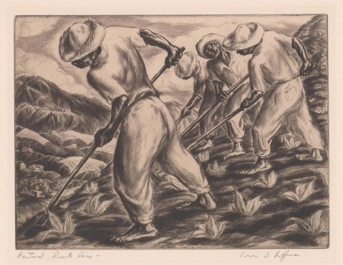 Irwin Hoffman Etching (1 of 5)