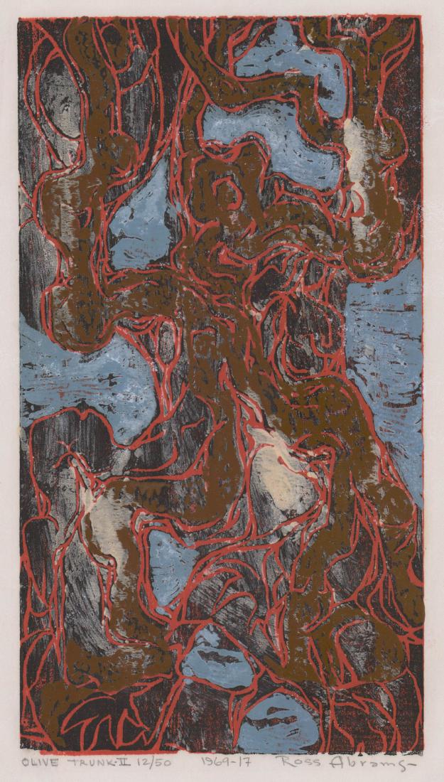 William Ross Abrams (New York b. 1920) Woodcut (1 of 4)