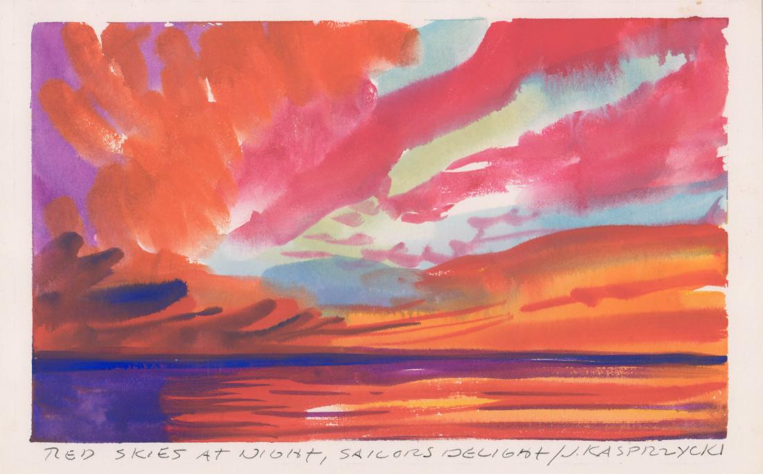 Jan Kasprzycki (Hawaii 20th Century) Original Art (1 of 4)