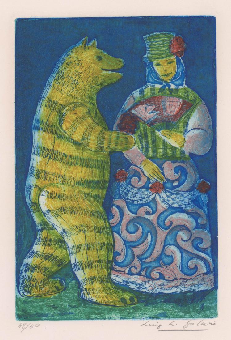 Luis Alberto Solari (1918 - 1993) Color Etching (1 of 4)