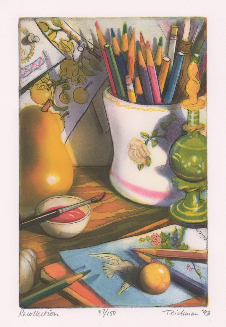 Mary Teichman (1954-) Color Etching (1 of 4)