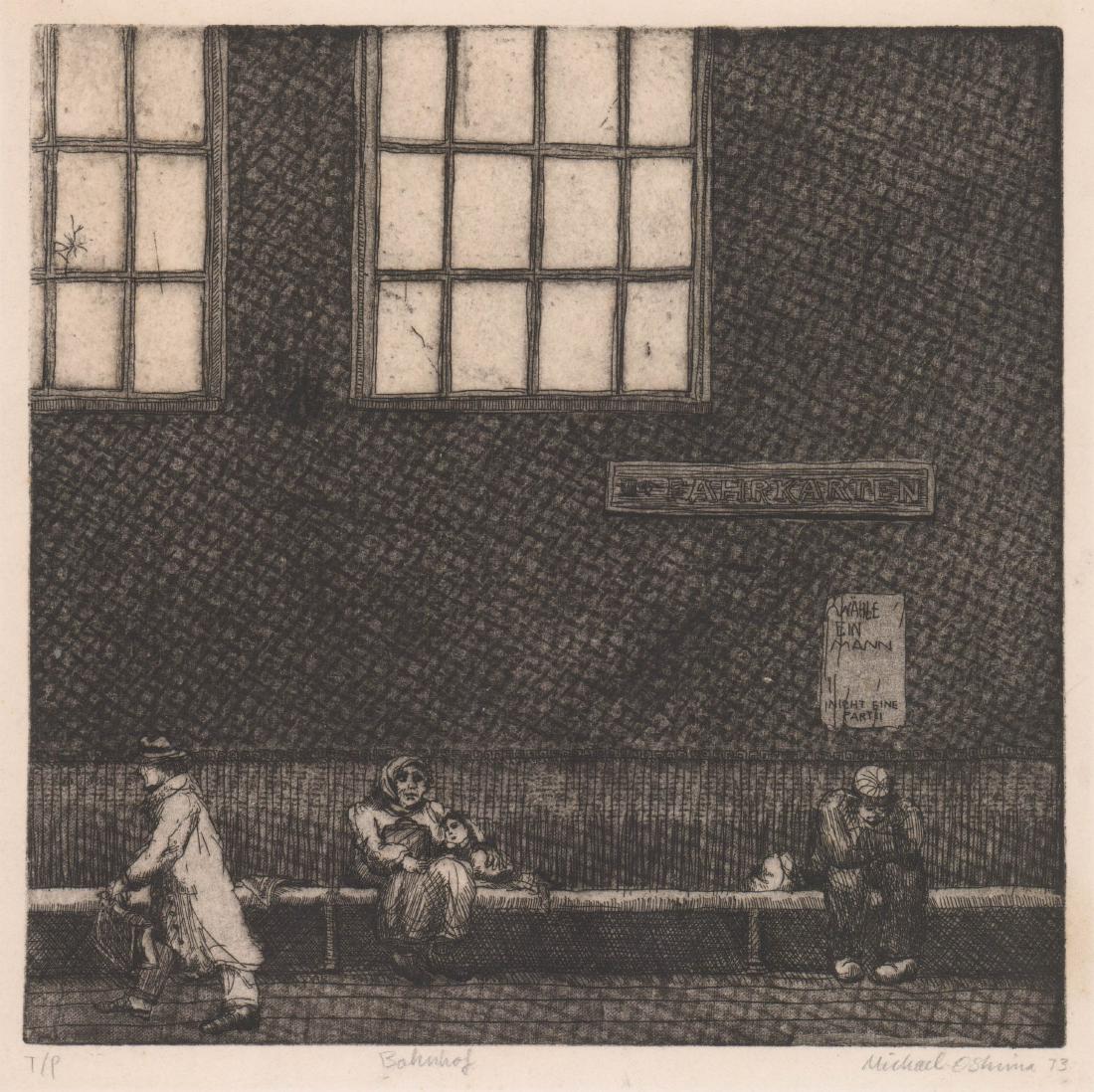 Michael Oshima Trial Proof Etching (1 of 5)