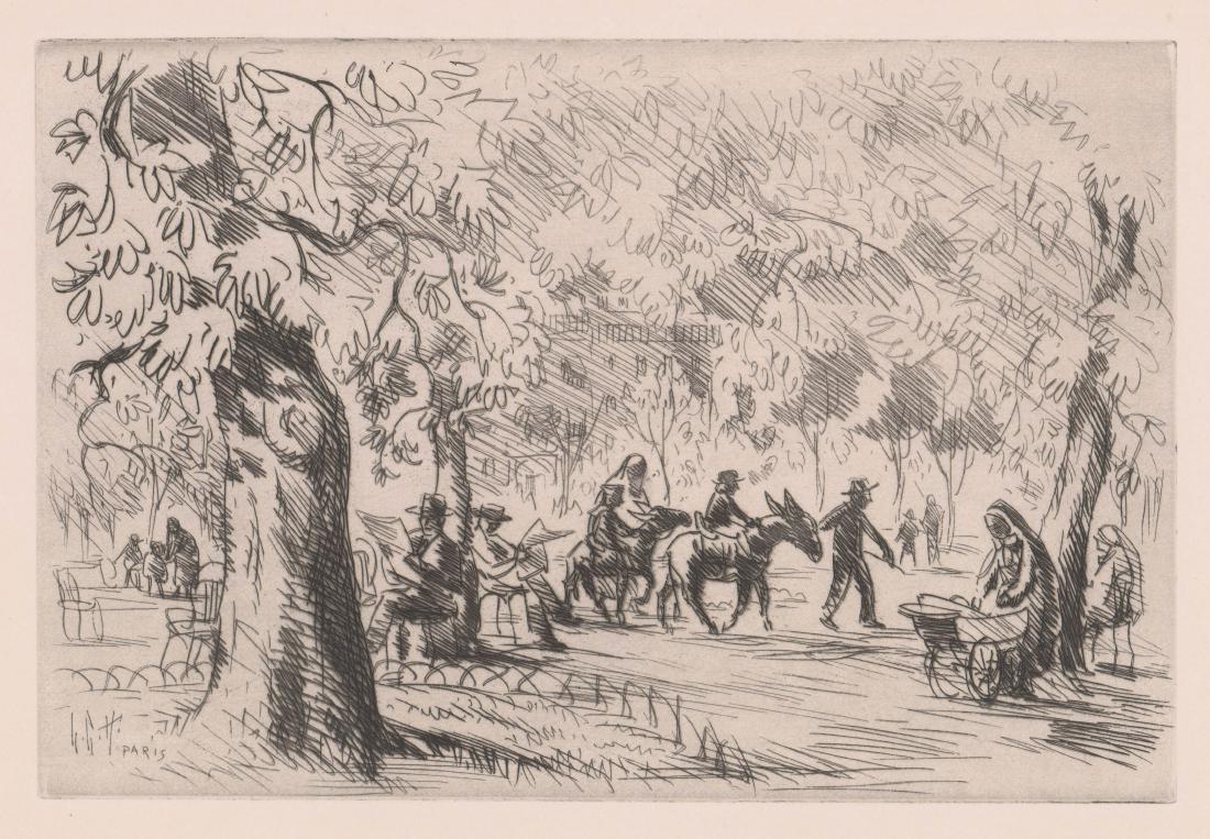 Lester G. Hornby Etching (1 of 4)