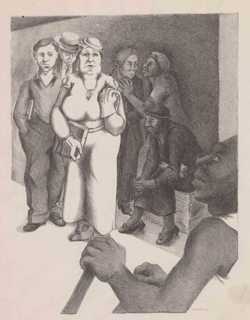 Harold Anchel (1912-1980) Lithograph (1 of 4)