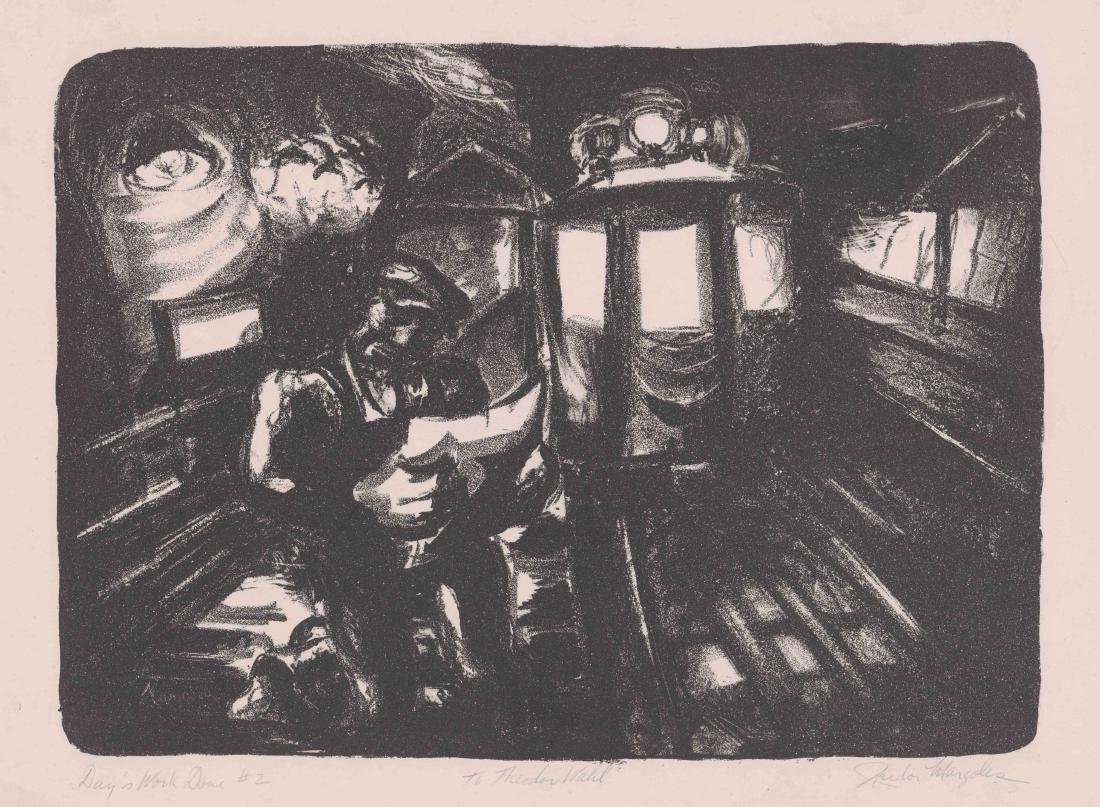 Isidor Margoles Lithograph E/O Theodore Wahl (1 of 5)