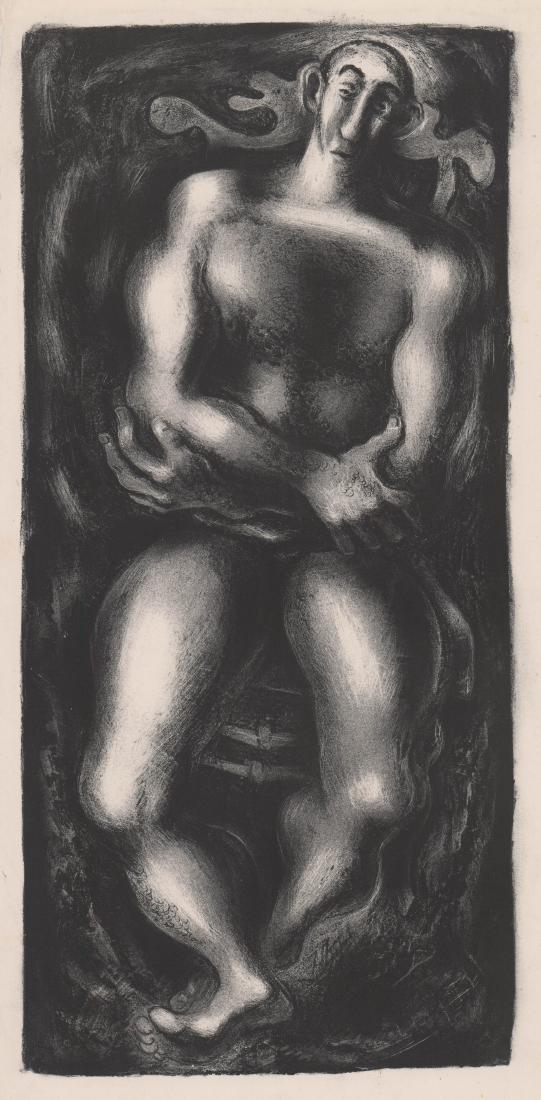 Vintage Lithograph From Estate of Theodore Wahl (1 of 3)