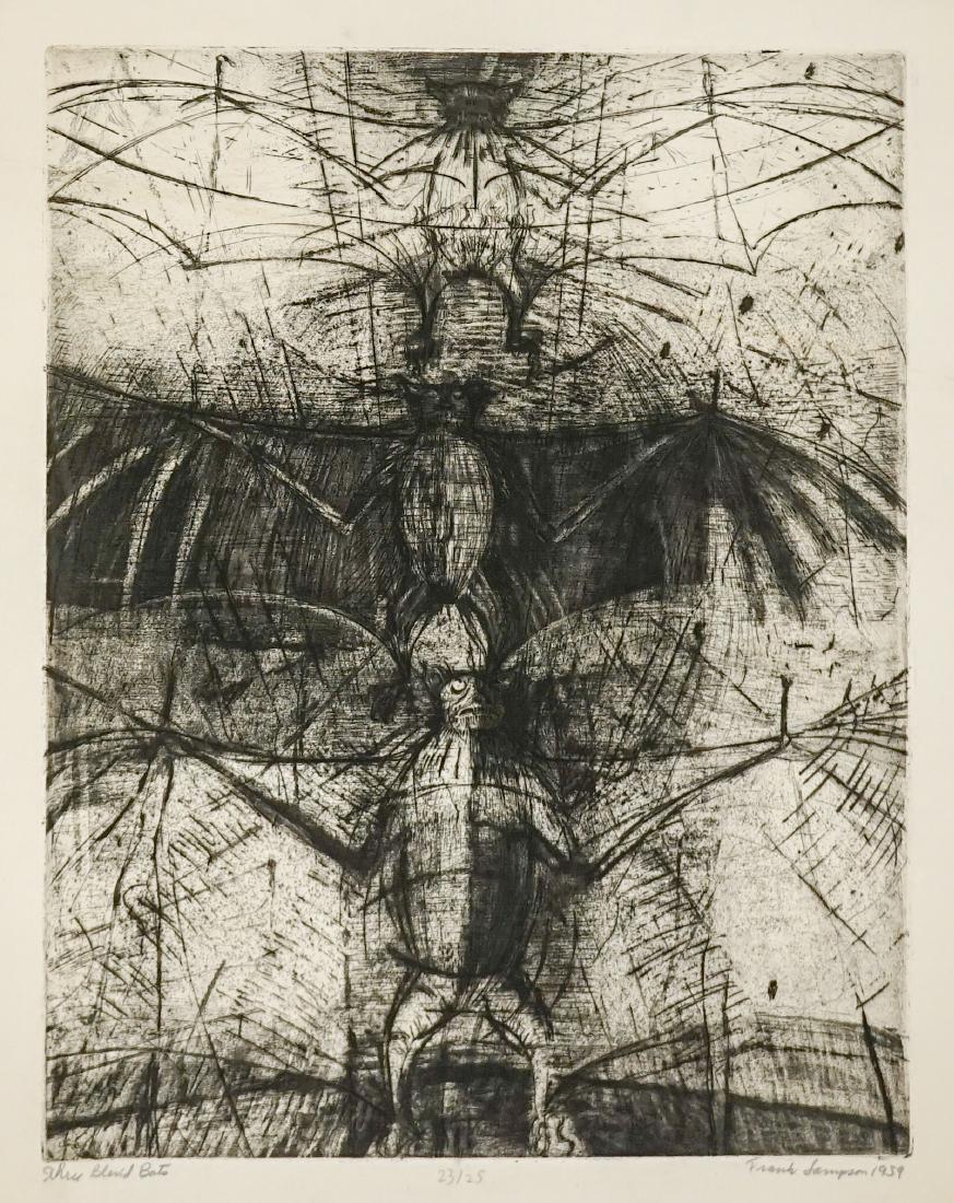 Frank Sampson (Colorado born 1928) Large Etching (1 of 5)
