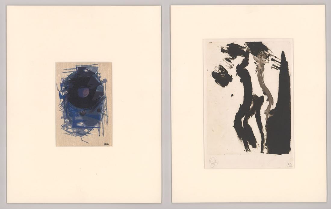 Two Modern Art Works on Paper (1 of 3)