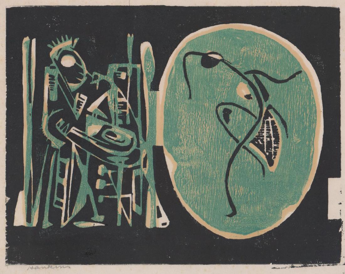 Abraham Hankins Lithograph (1903-1963) (1 of 4)