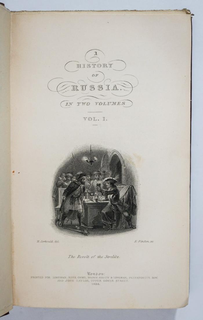 The Cabinet Cyclopaedia, A History of Russia 3 Vol (1 of 6)