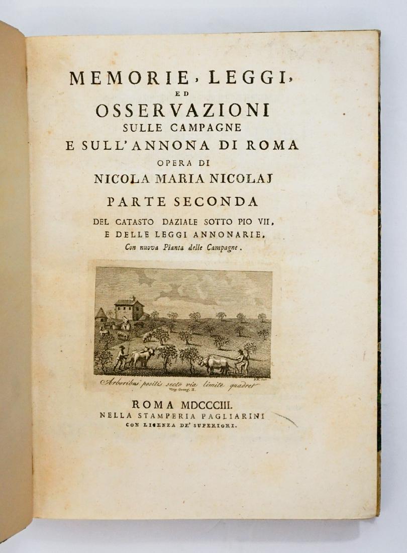 Memorie, Leggii, Ed Osservazioni (part 2, 1803) (1 of 3)