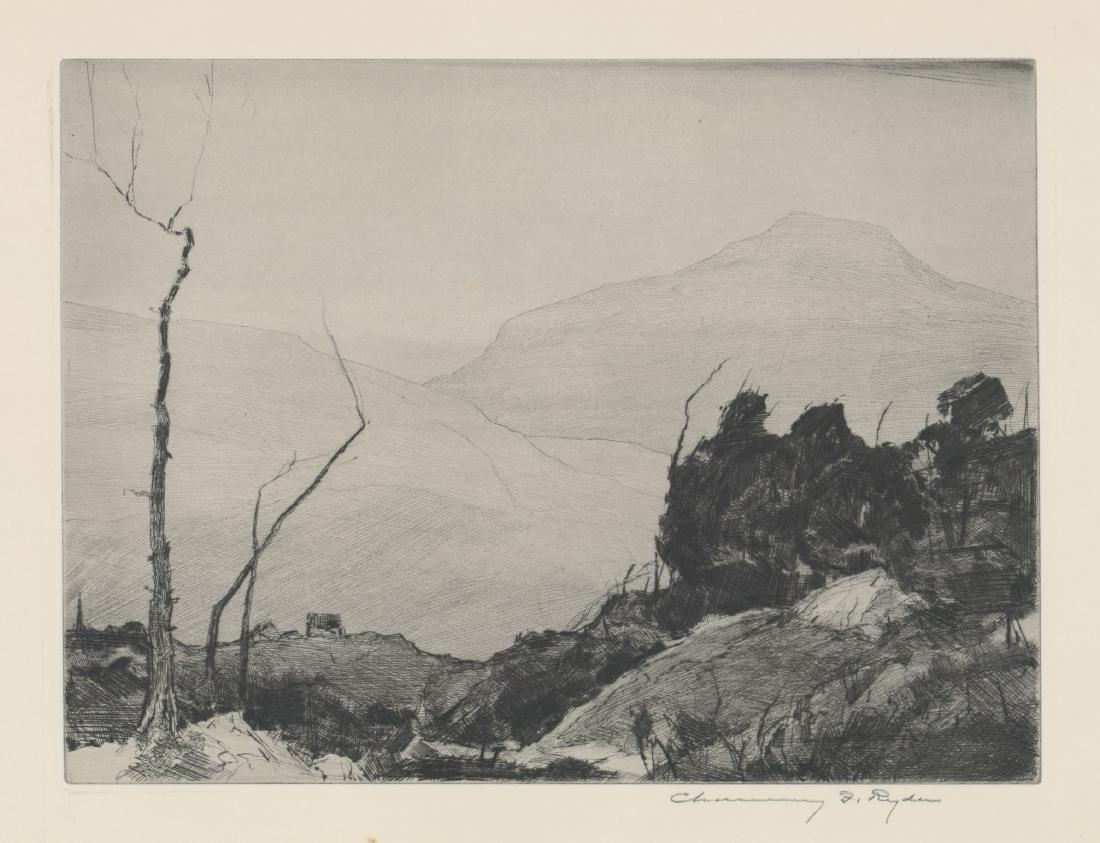 Chauncey F. Ryder Large Drypoint, Edition of 150 (1 of 4)