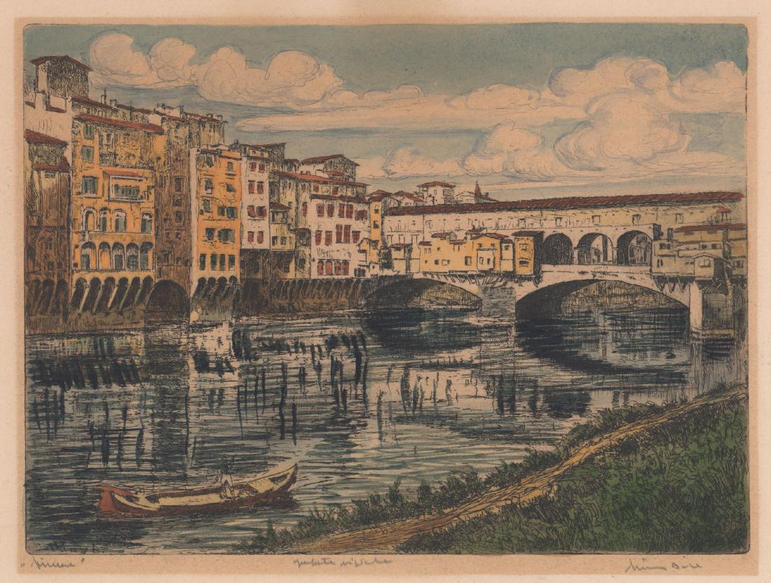 Bela Sziklay Etching (1 of 5)