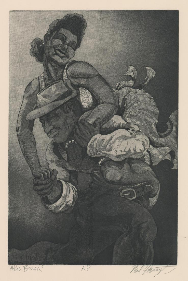 Atlas Brown Artist Proof Etching and Aquatint (1 of 4)