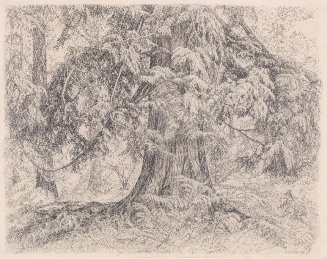 Helen Loggie (Washington 1895-1976) Large Etching (1 of 4)